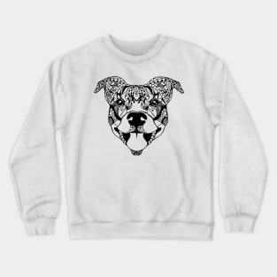 Mandala Pit Bull Crewneck Sweatshirt